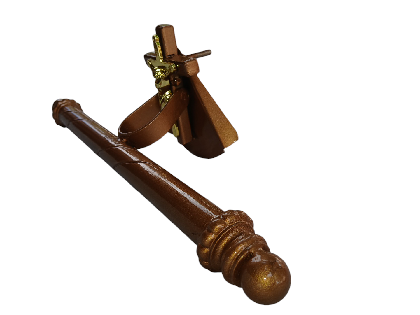 Para darle realce al ataúd y funcionalidad ya que se puede cargar de ellos porque son 100%metal 