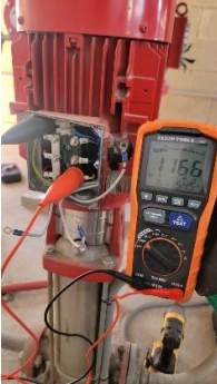 Pruebas de aislamiento a motor electrico