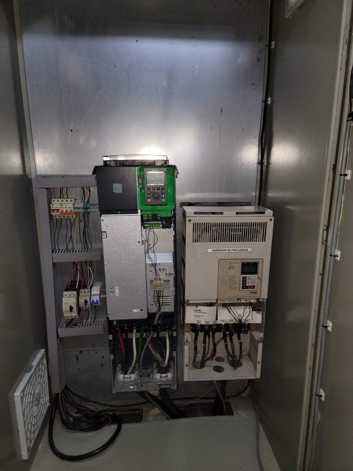 Reubicación de variadores de frecuencia