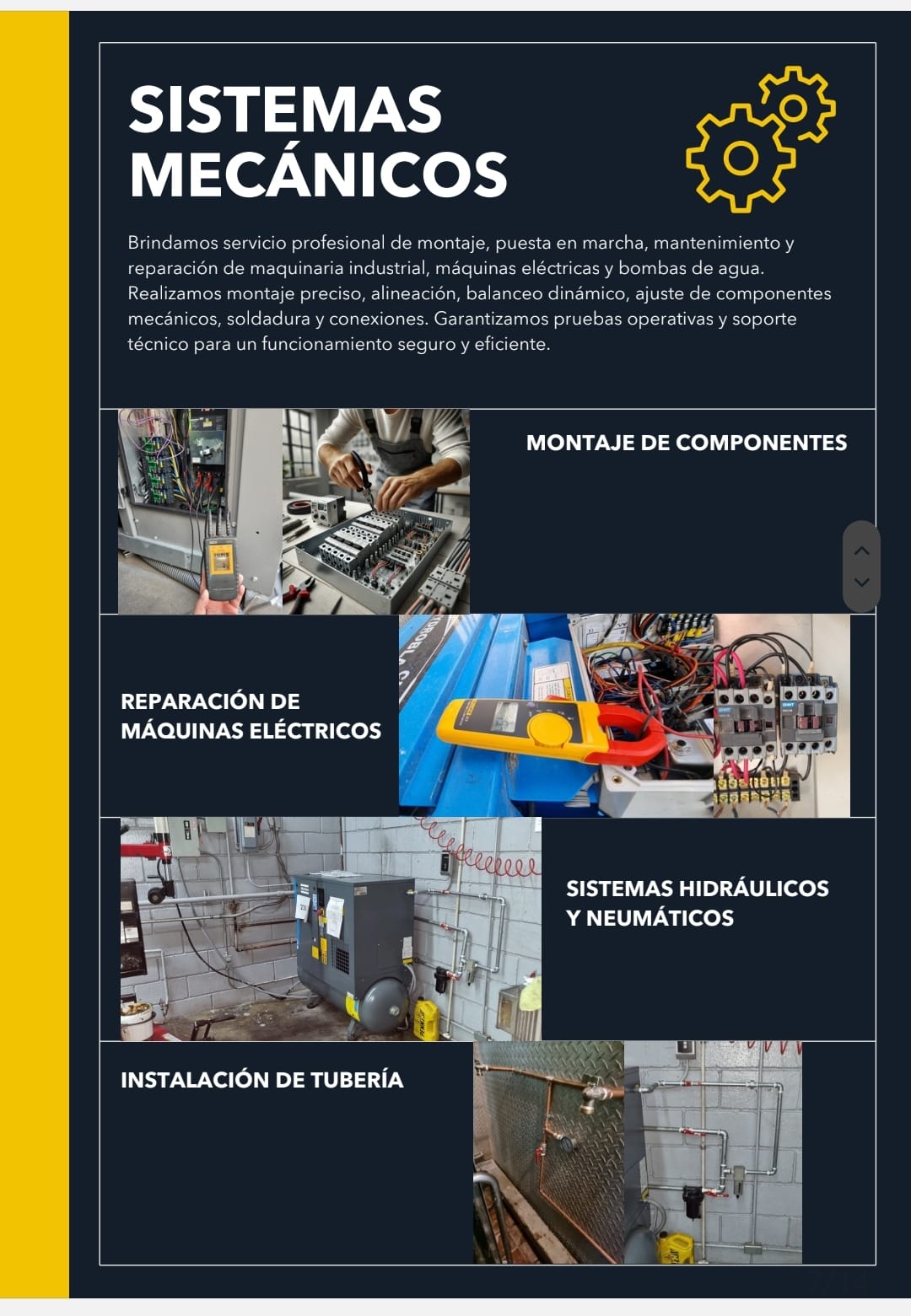 Sistemas mecanicos e hidraulicos o neumaticos
