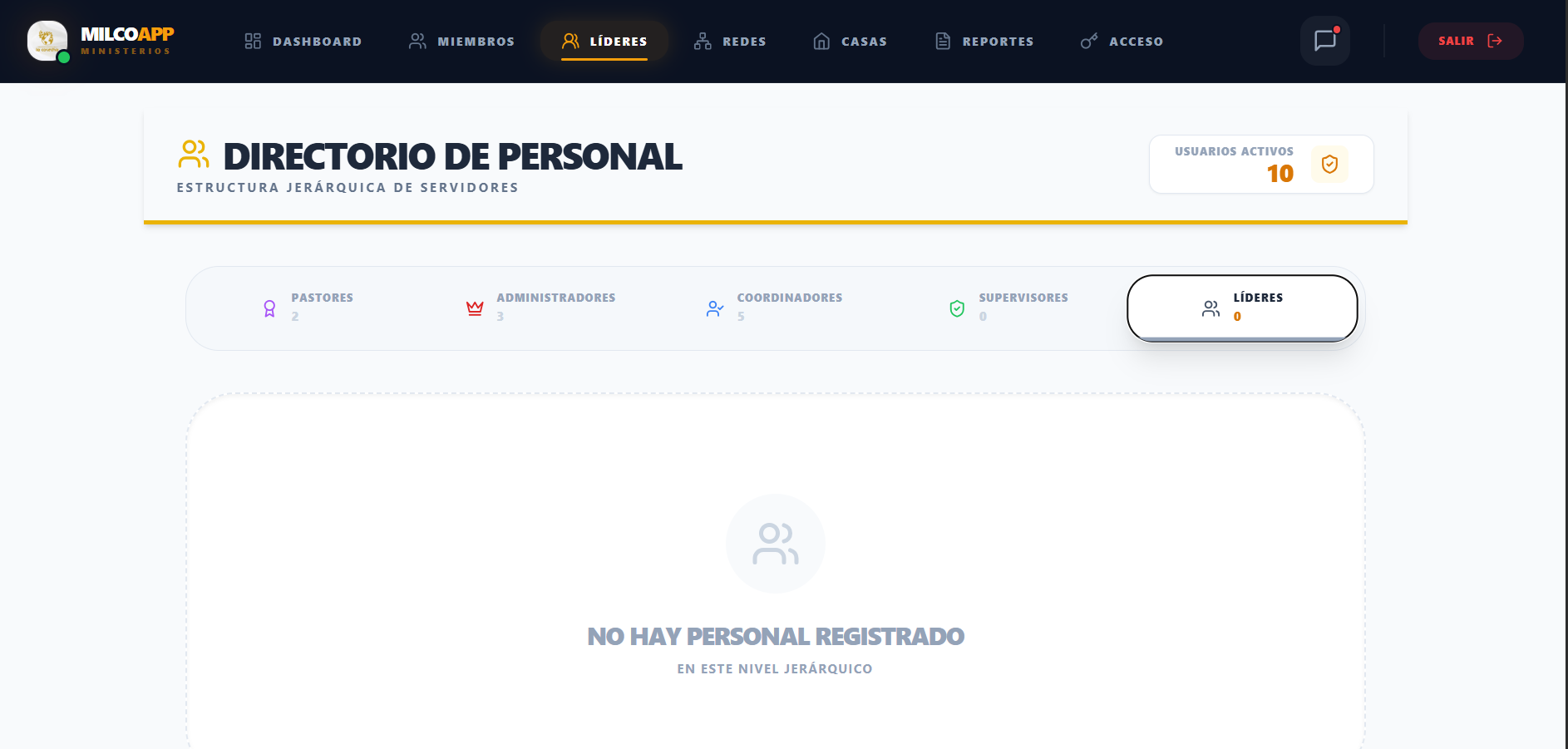 Aplicación Web para Reportes de Grupos 