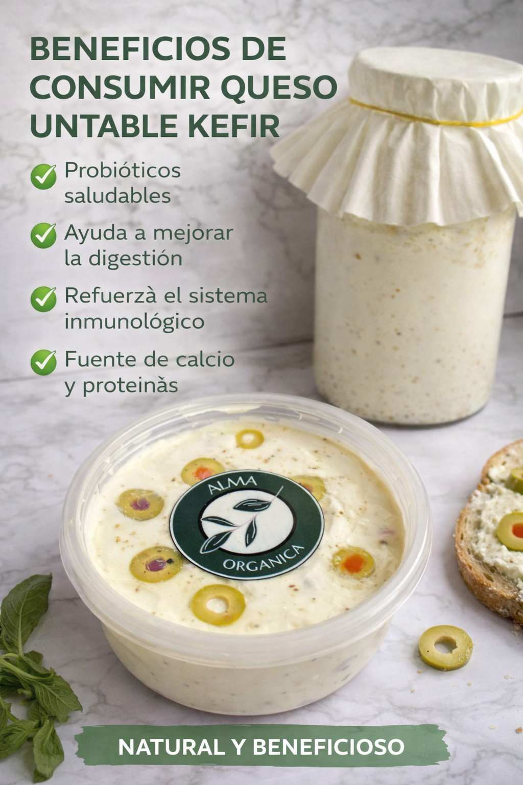 Queso huntable kefir 